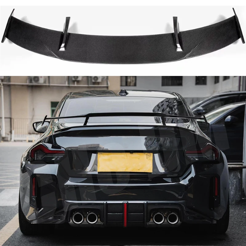 Rear Trunk Spoiler Wing For BMW G42 G87 M2 220i 230i M235i M240i Coupe 2022-2023 Car Rear Lip Cap Spoiler Car Accessories