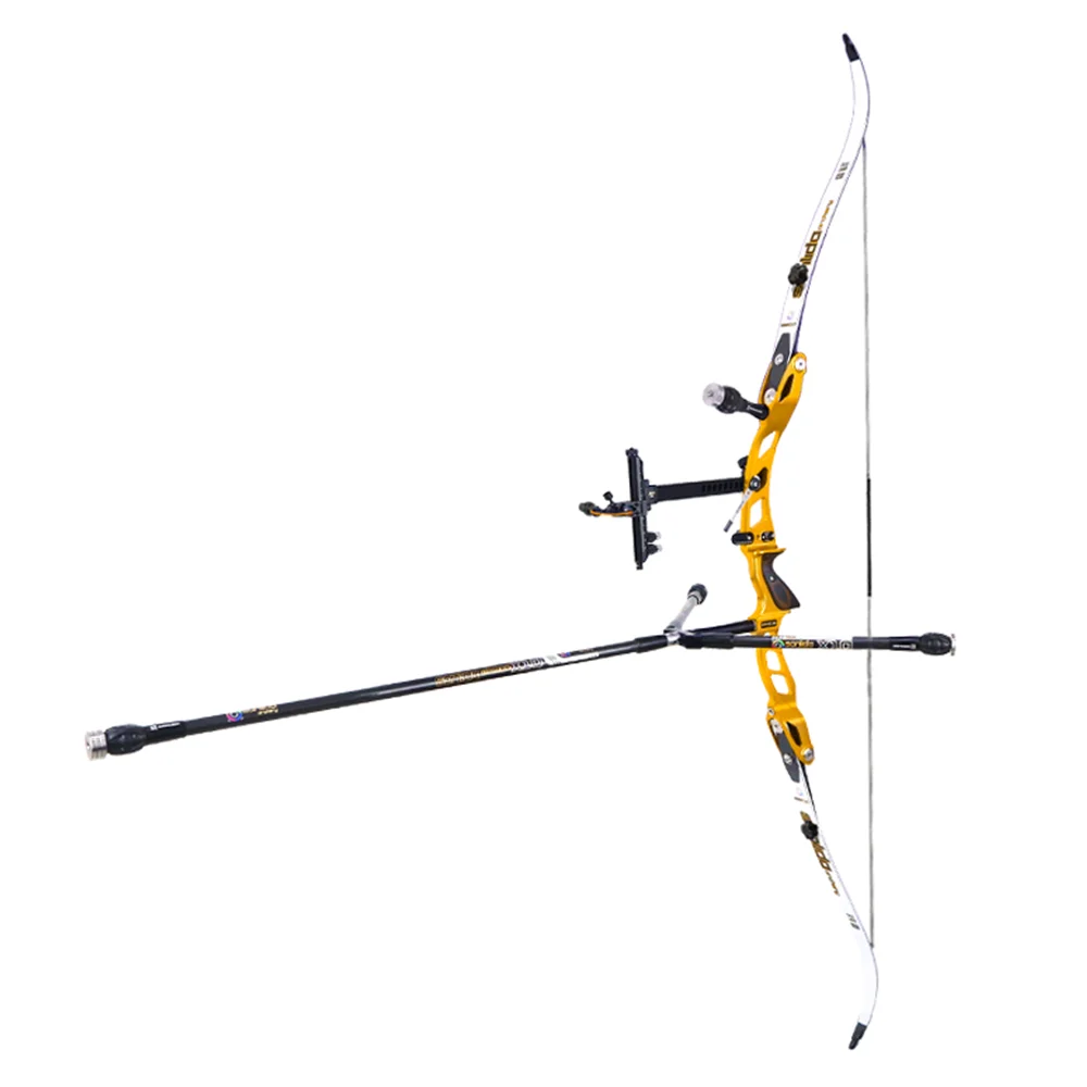 

Sanlida Miracle 10 Target Recurve Bow Kit ILF Riser Block Alignment Left or Right Hand Carbon Limb Shooting Outdoor Sports