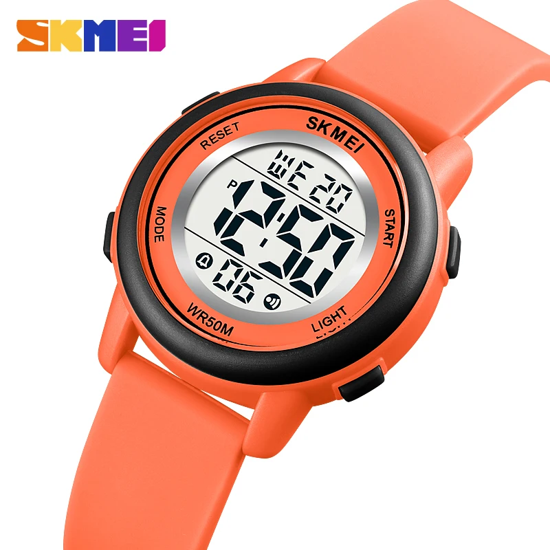 SKMEI Waterproof Alarm Child Watches montre enfant Boys Girls Sport Kids Watch Colorful Led Children Digital Wristwatches