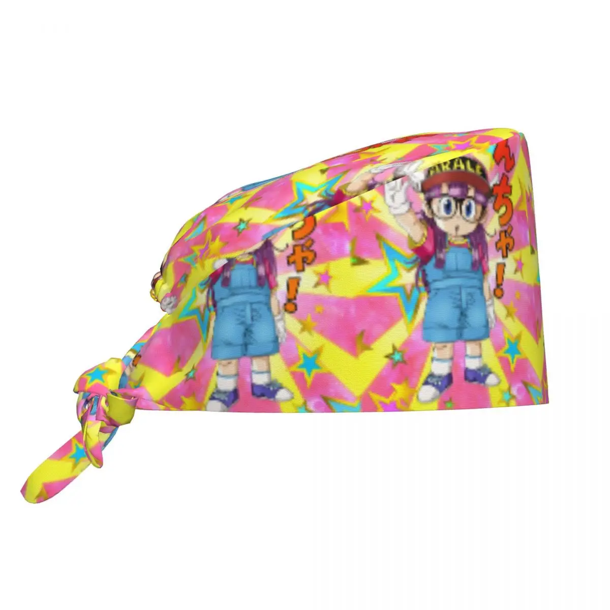 Urocza Czapka Medyczna Arale Norimaki Pielęgniarka Chirurg Dr. Slump Anime Manga Lekarz Laboratorium Spa Czapki Robocze Męskie Damskie Czapki Medyczne