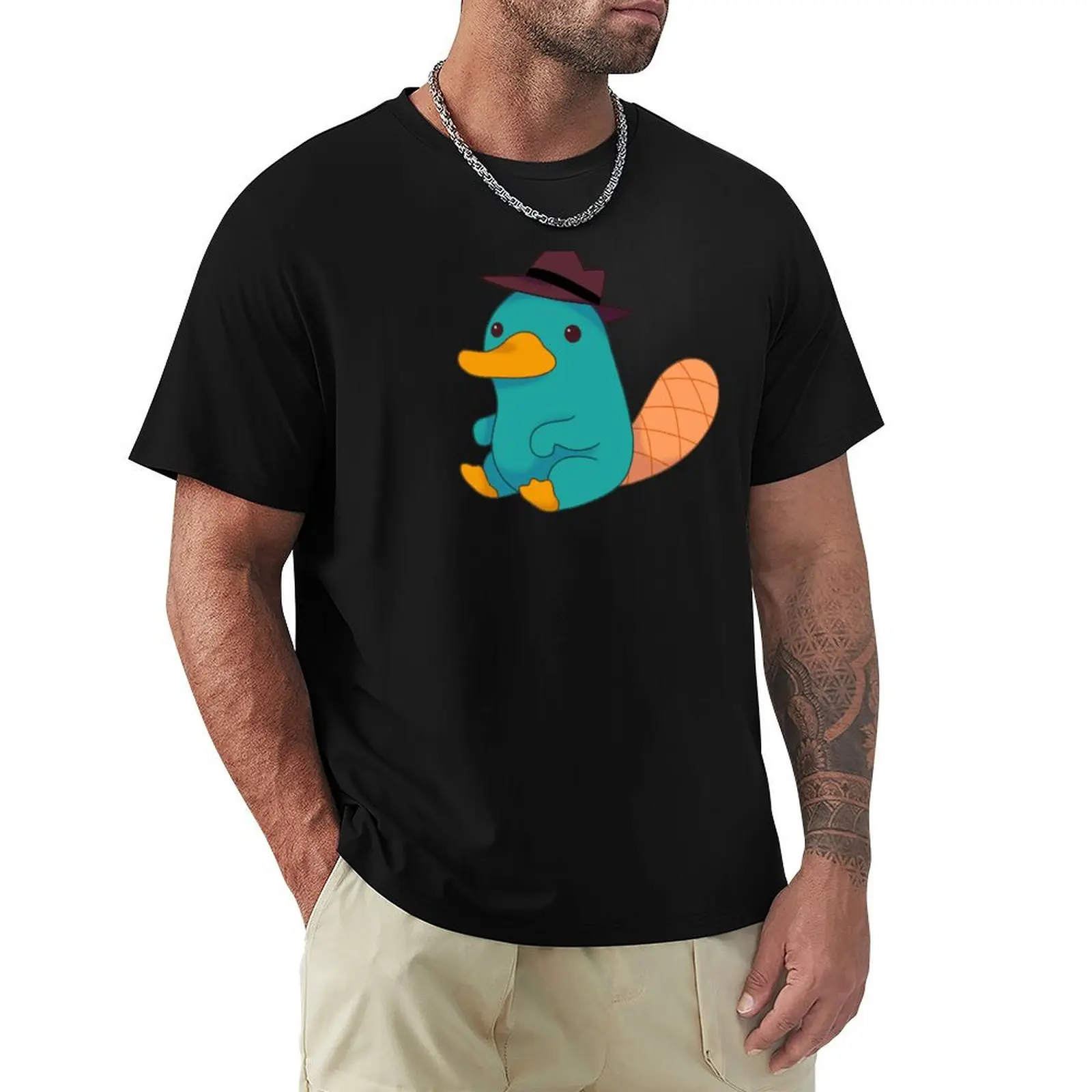 Chubby little agent p T-Shirt Essential Solid Color T-Shirt