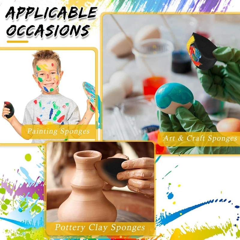 アートワークとボディペインティング用の高密度フェイスペインティング、ブラック