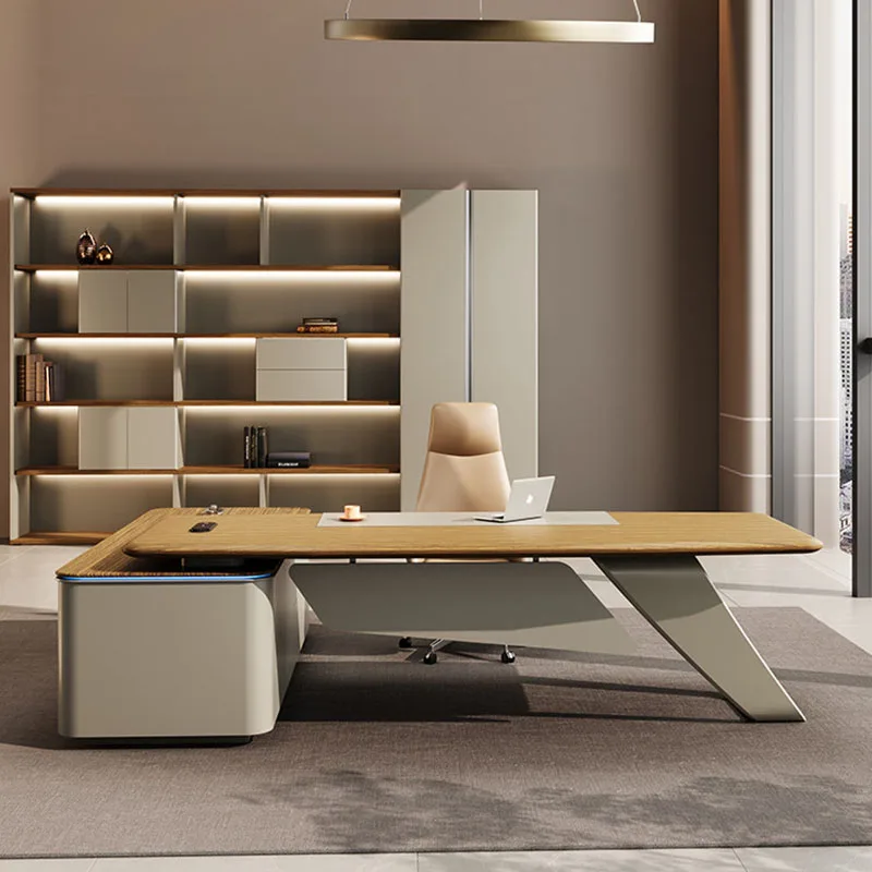 Design Aesthetic Office Desk Modern Computer Decoration Storage Luxury Office Desk Organizers Drawer Ufficio Home Furniture
