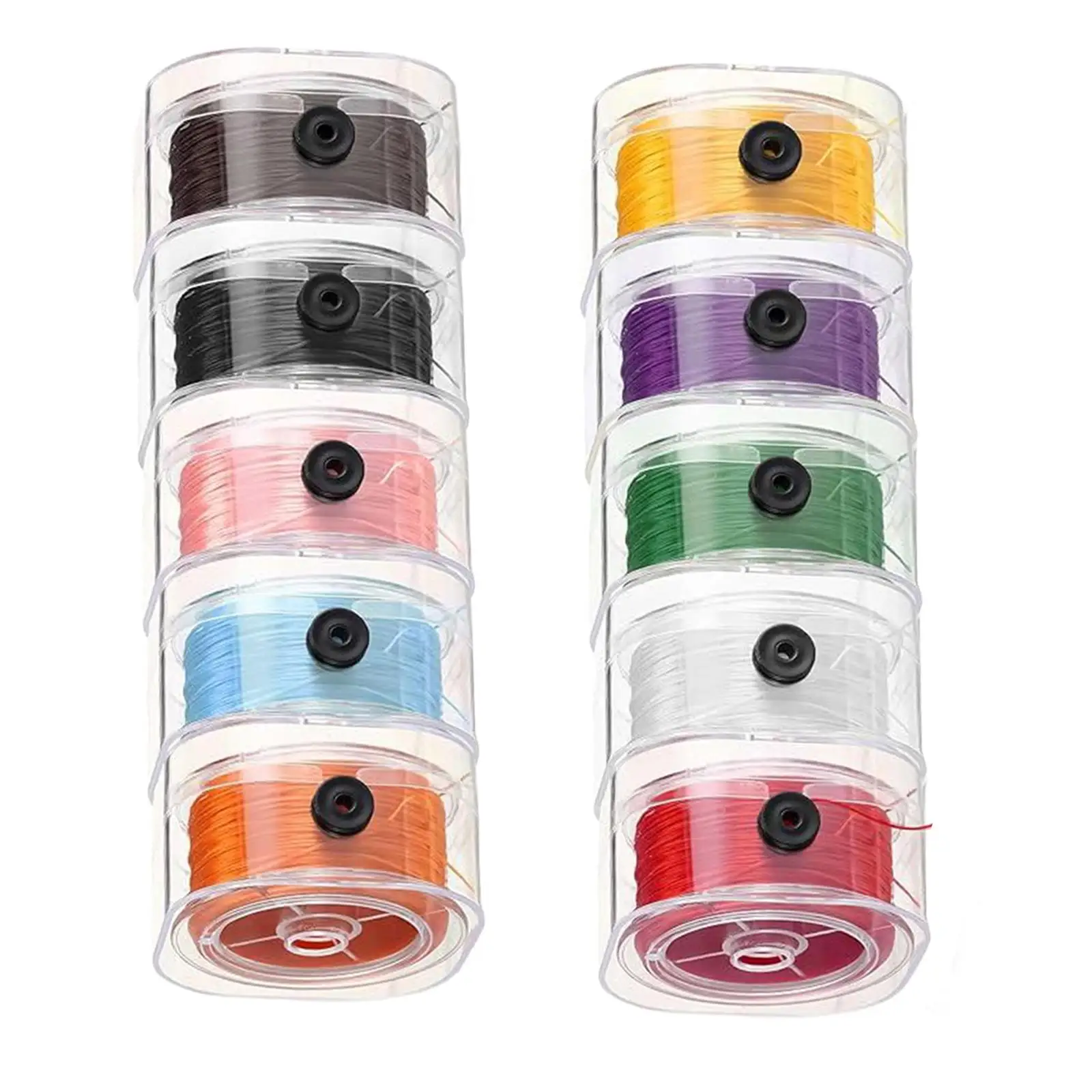 Elastic String para Pulseiras, Cabos Beading, Portátil, 10x0.8mm