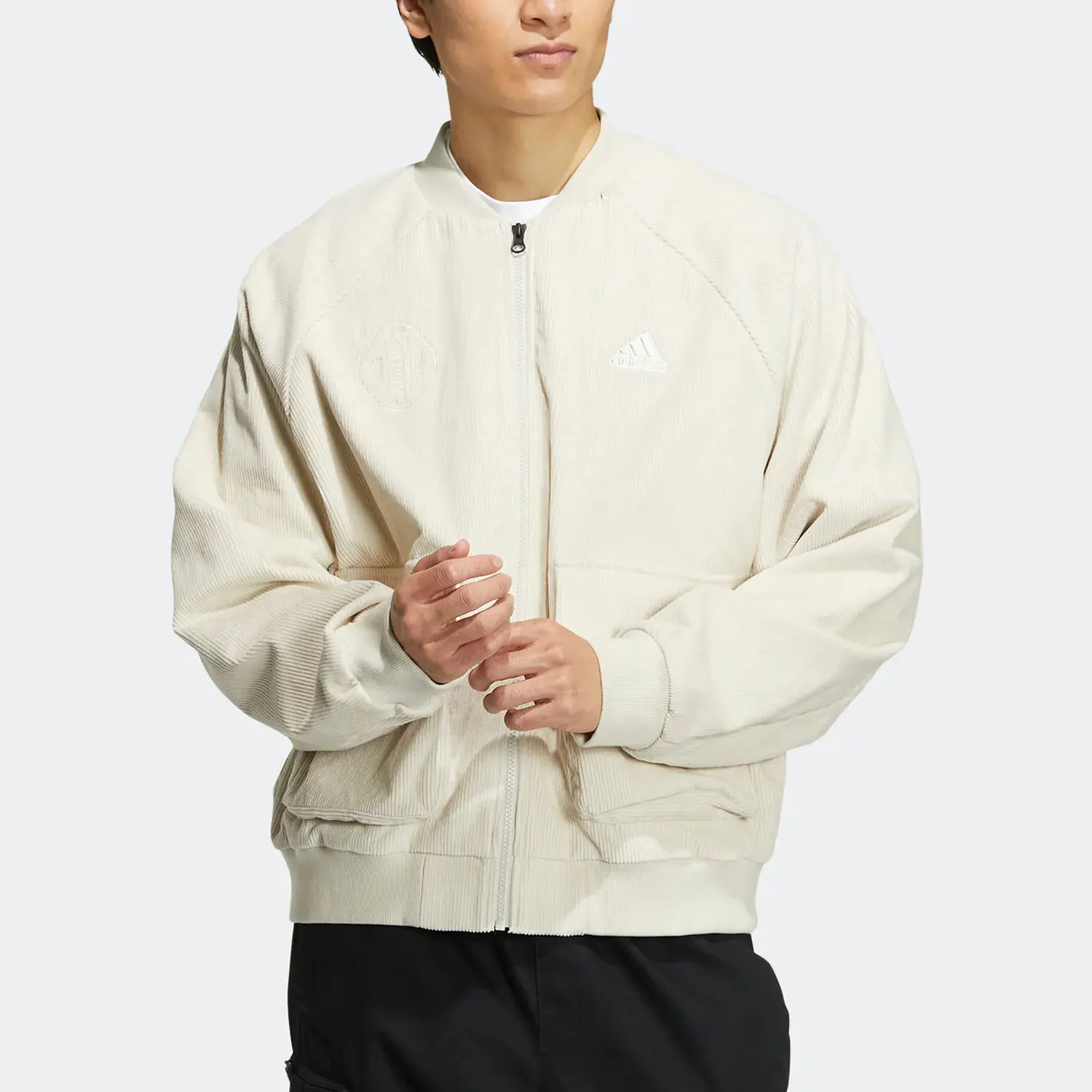 

Мужская спортивная повседневная флисовая куртка Adidas Authentic New Season HR4446