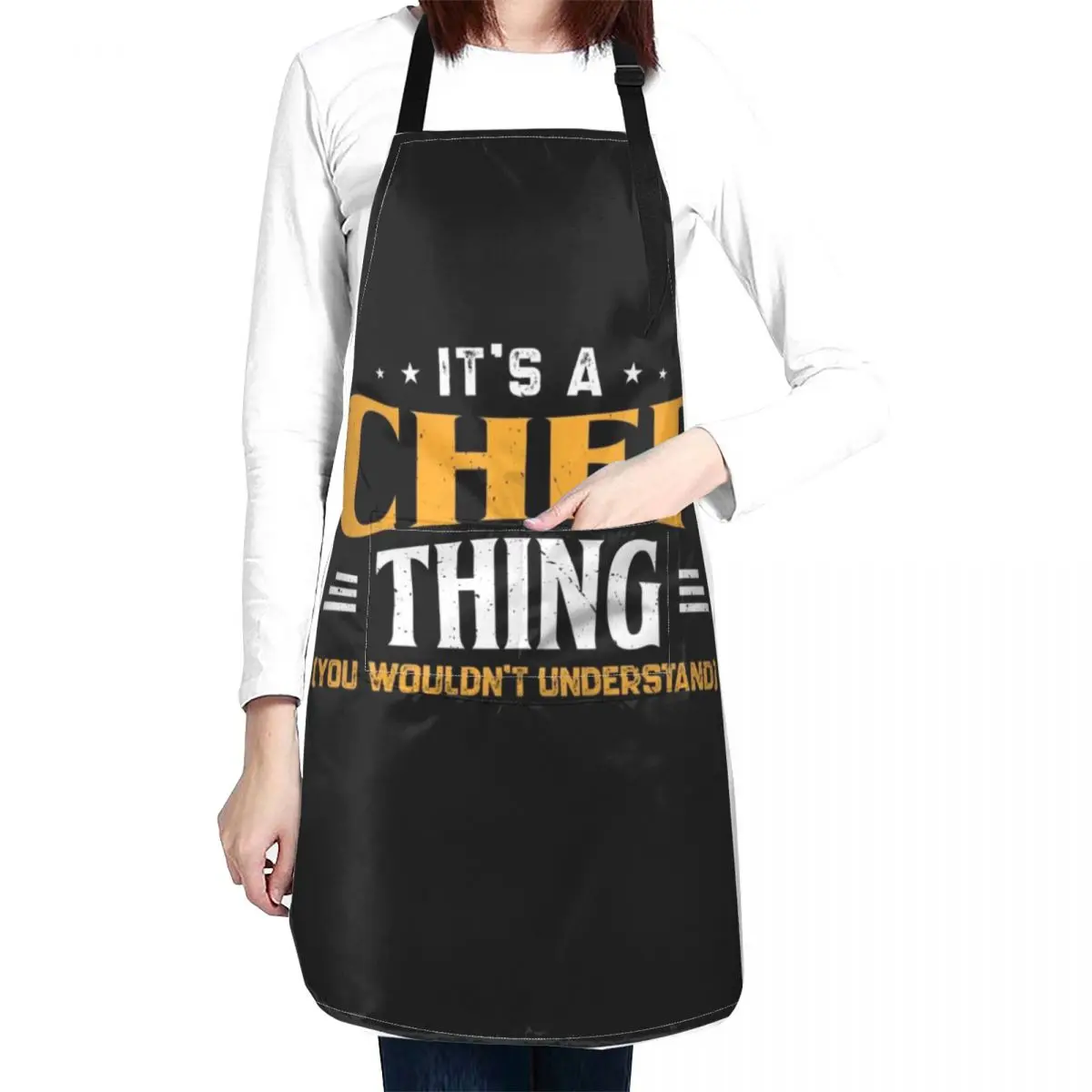 It's A Chef Thing Shirt You Wouldn't Understand Apron Camping Barista Woman Work Womens Dresses Apron