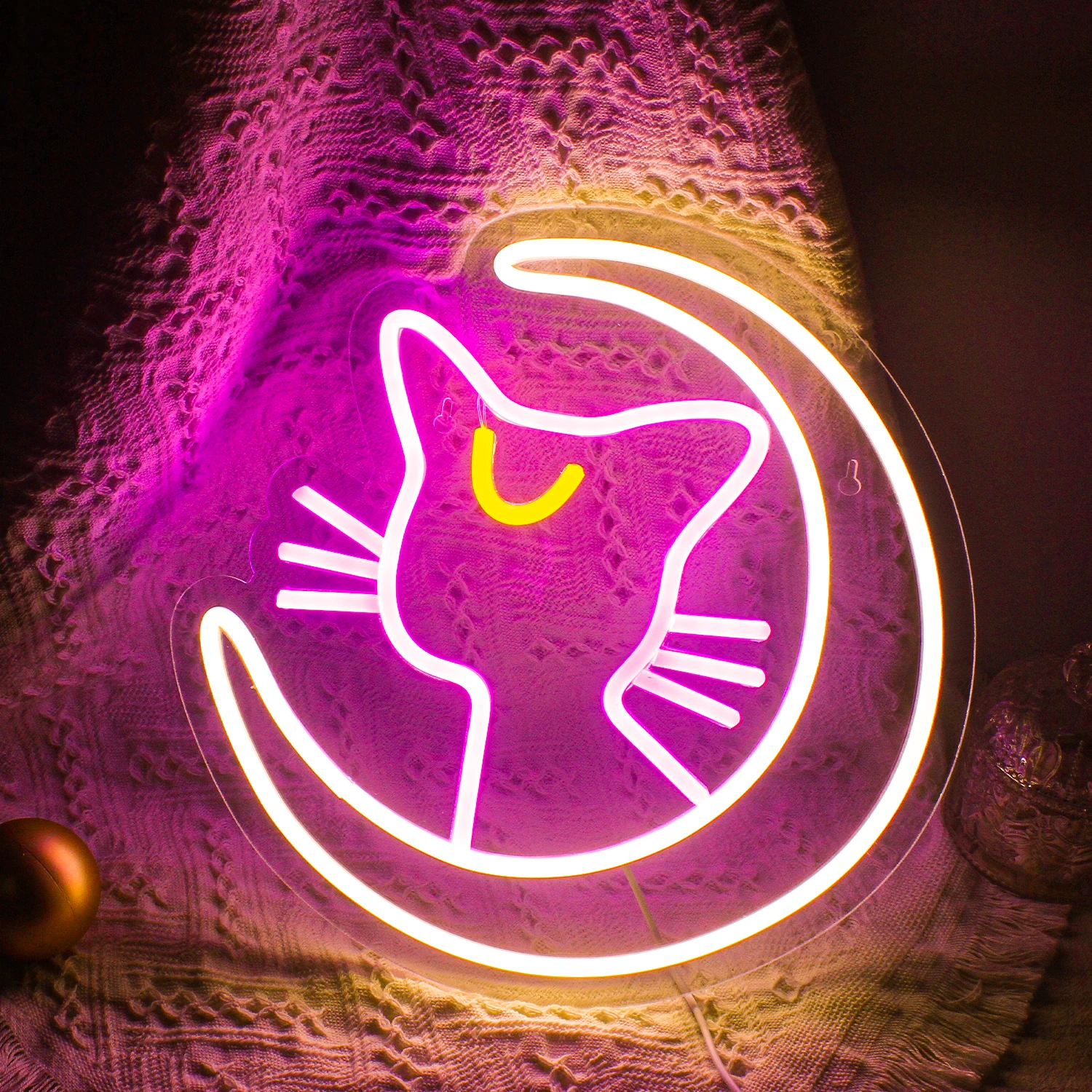 Kat Neon Licht Dier Neon Bord Opknoping Decoratieve Lamp Voor Dierenwinkel Kinderen Slaapkamer Dierenkamer Feestzaal Bar Muur Versieren Cadeau