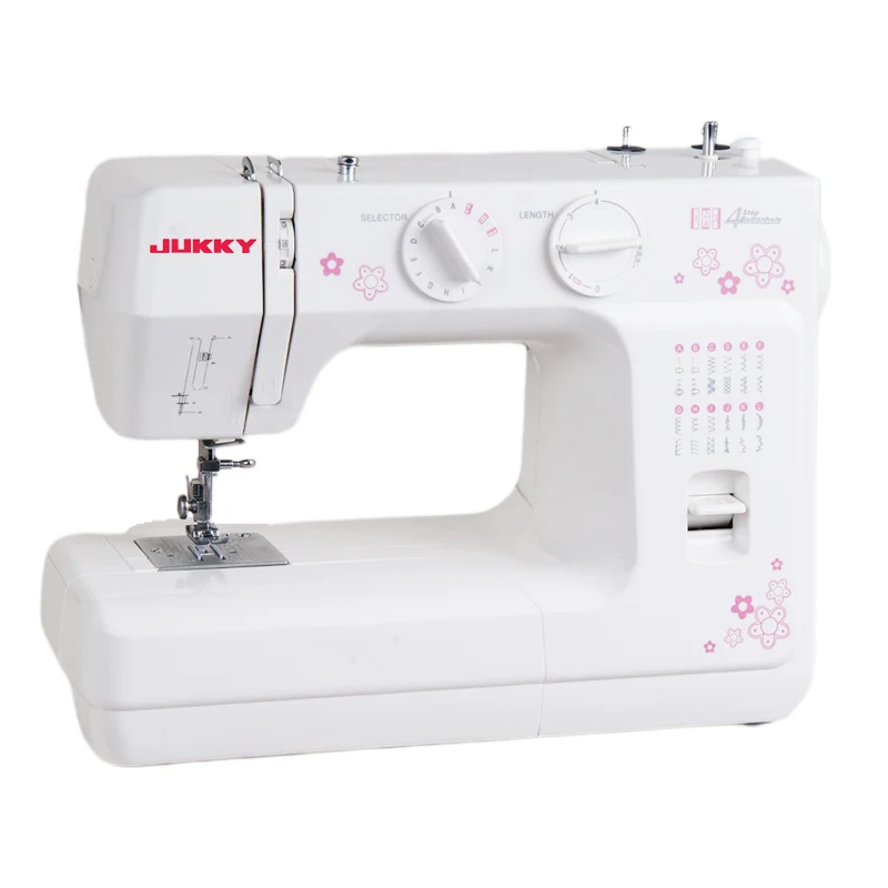 FH6224 jukky adjustable domestic multi-functional Overlock mini easy stitch sewing machine for home use