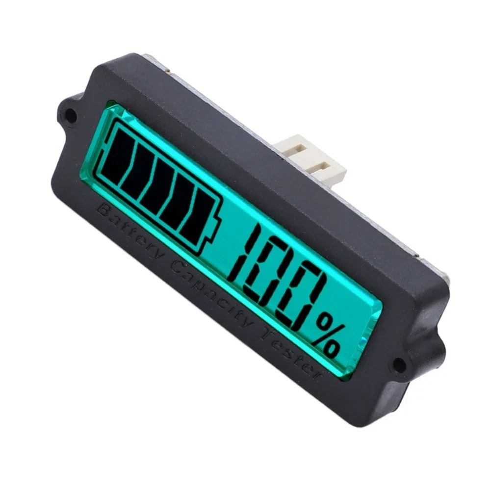 

Externally Mounted LCD Battery Power Meter for 48V Battery Systems with Backlight Sleep Mode and Reverse Connection Protection