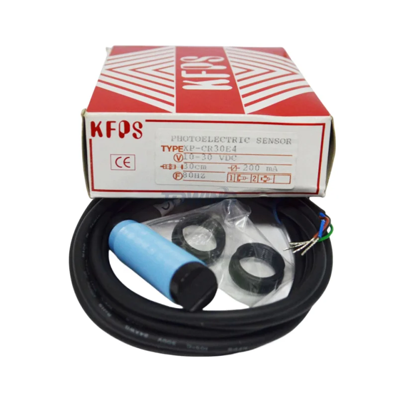 100% New and Original Taiwan KFPS XP-CR30E4 NPN PNP Photoelectric Switch Sensor