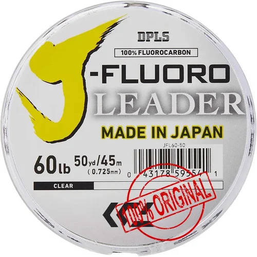 Línea de pesca líder de fluorocarbono DAIWAJ-FLUORO: longitud: 50M y 100M, tamaño: línea líder de fibra de carbono de 4-80lb PESCA