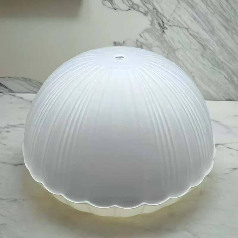 

Matte Glass Lampshade Eye Protection Desk Lamp Accessory Round Petal Lampshell