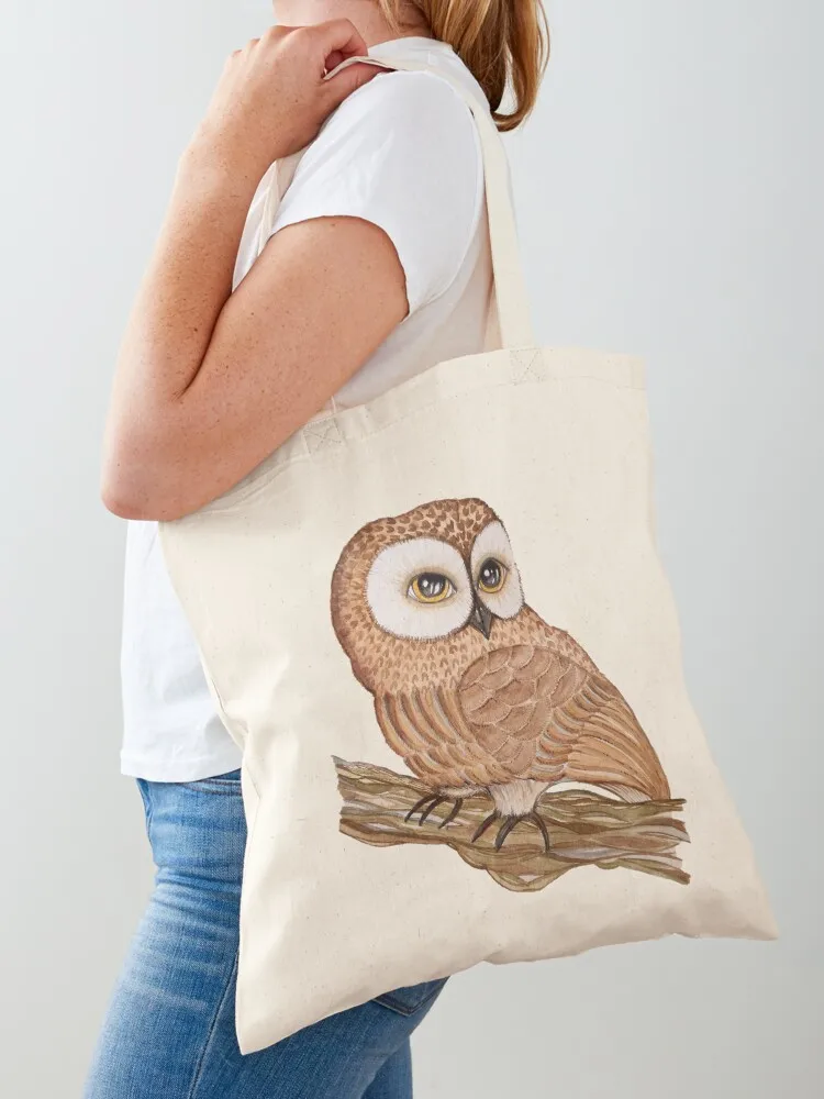 Eagle owl Tote Bag shopper bags for women tote bags men Women's handbag Beach bag