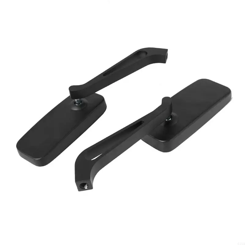 1 Pair Heavy Type Bike Rear View Mirrors Nonslip Threaded Base and Shockproof Structure Motorcycle Part for Rough Roads
