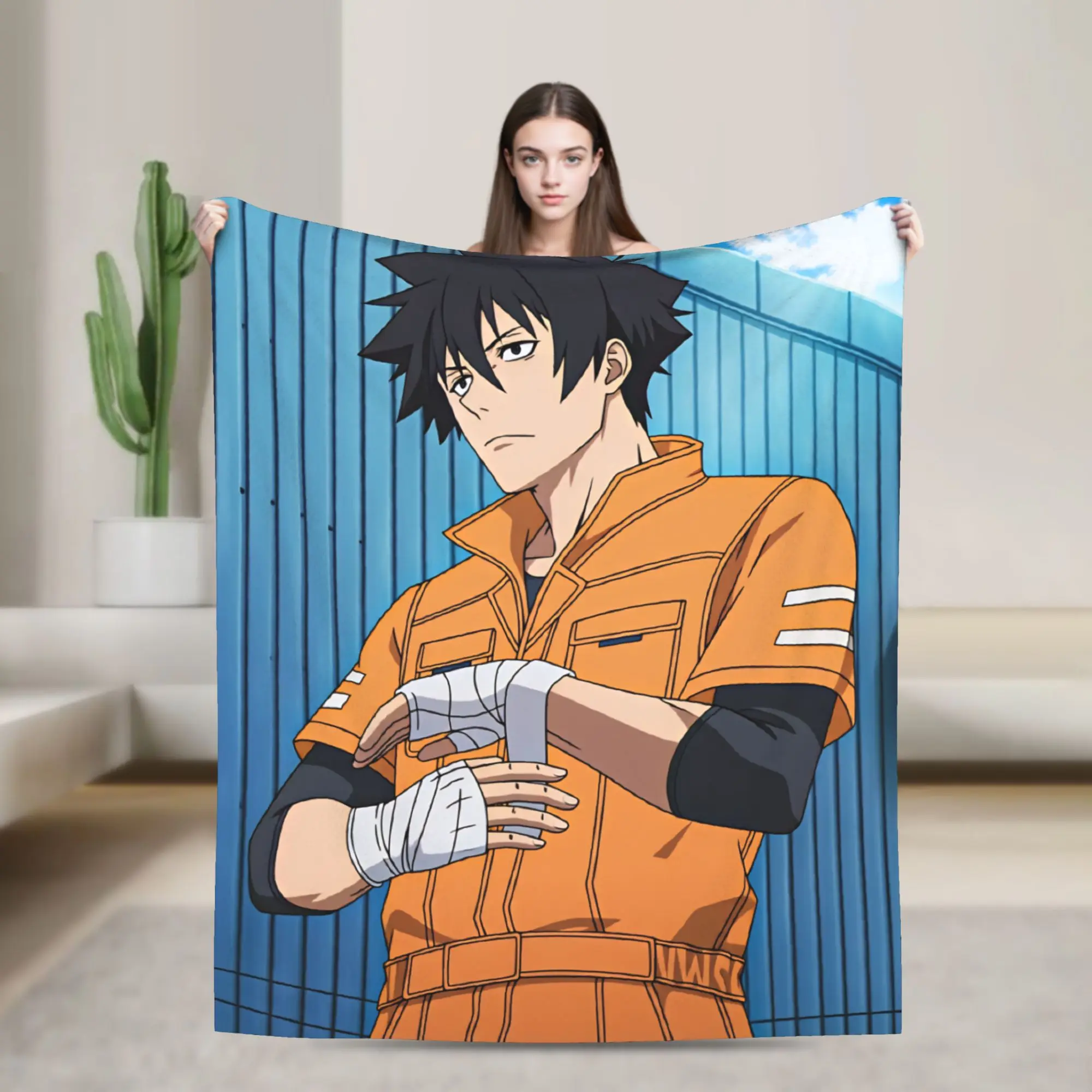 2026 Blacks Torchs Anime Blankets  Travel Flannel Throw Blanket For Couch Chair Super Soft Quality Bedspread Birthday Gift