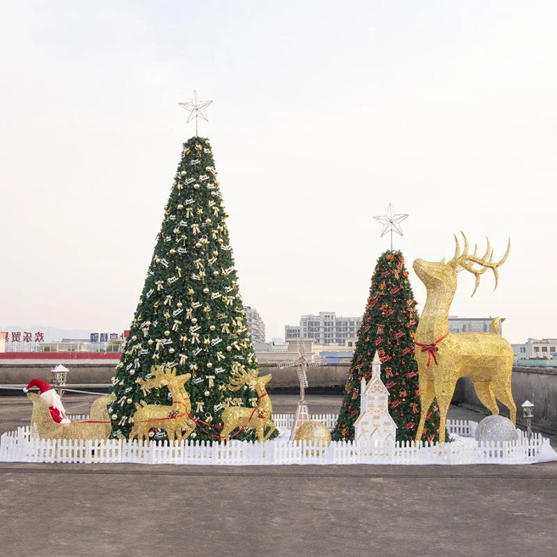 

Christmas Large Frame Christmas Tree Outdoor Large Shopping Mall Scene