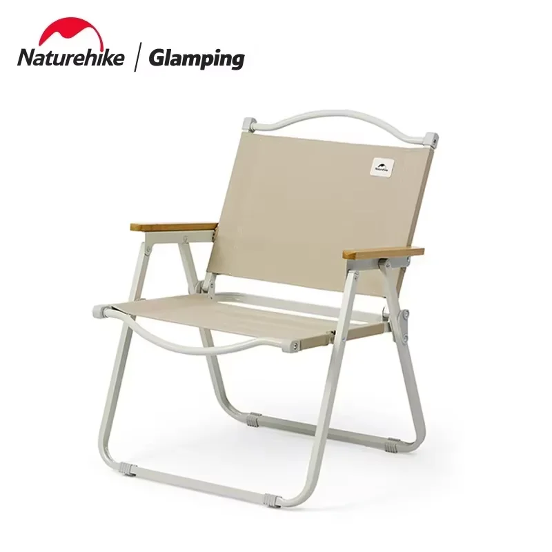 Naturehike Chair Outdoor Folding Chair Wood Camping Portable Foldable Picnic Travel Chairs Load Capacity 120kg