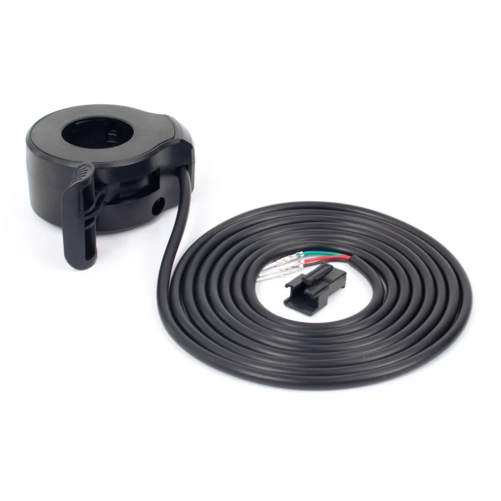 Daumengas Elektrofahrrad 130X Geschwindigkeitsregelung 3-polig wasserdicht SM-Stecker Stecker Elektroroller Fahrradbeschleuniger Zubehör