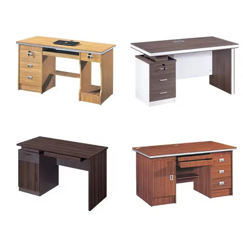 

Durable Modern Wooden Desk 3 Drawers Cheap Business Home Business Computer Desk
