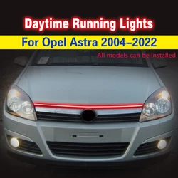 1PCS LED Daytime Running Light DRL For Opel Astra 2004-2022 Universal Auto Waterproof Flexible Car Decorative Atmosphere Lamps