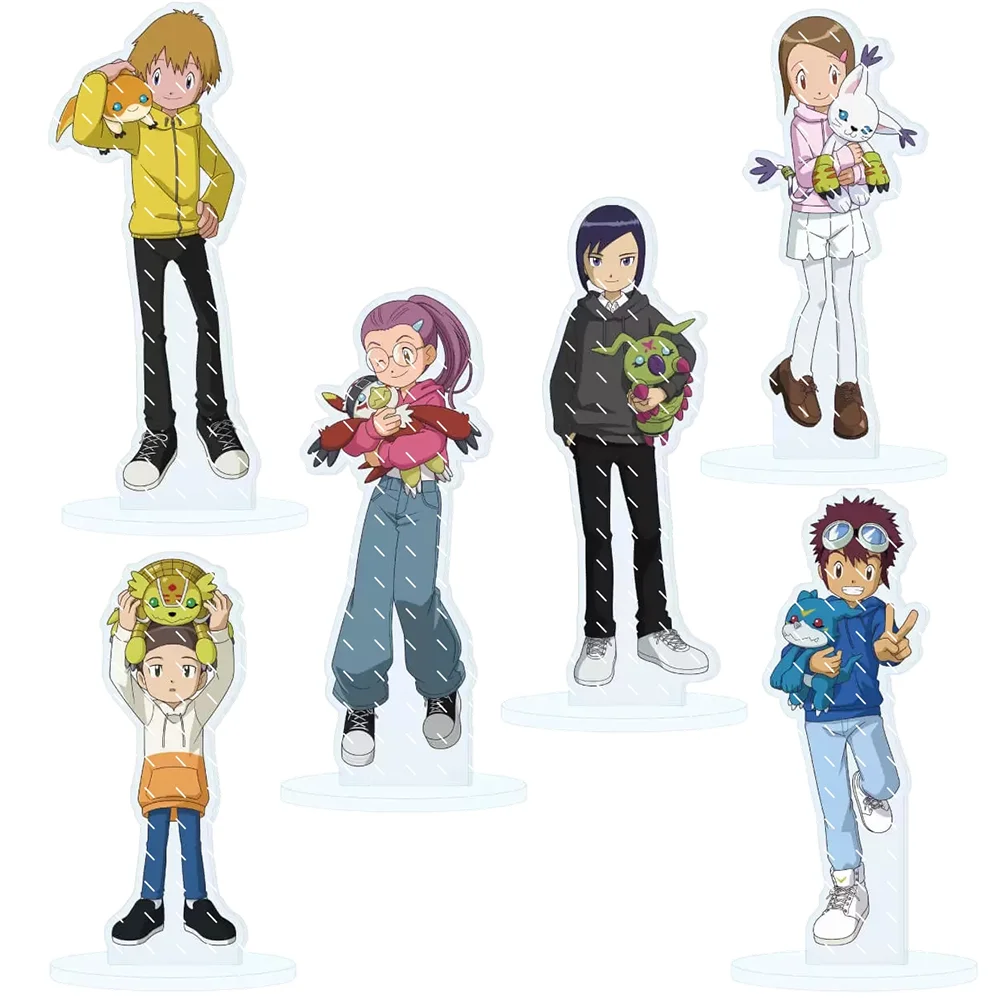 Anime Digimon Adventure 15cm Acrylic Stand Keychain Taichi Yagami Tabletop Decorations Accessories Decor Gifts