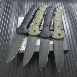 BM 9070 9071BK-1 Claymore Pocket EDC Folding Knife CPM-D2 Blade Nylon Glass Fibre Handle Hunting Outdoor Tactical Camping Knives