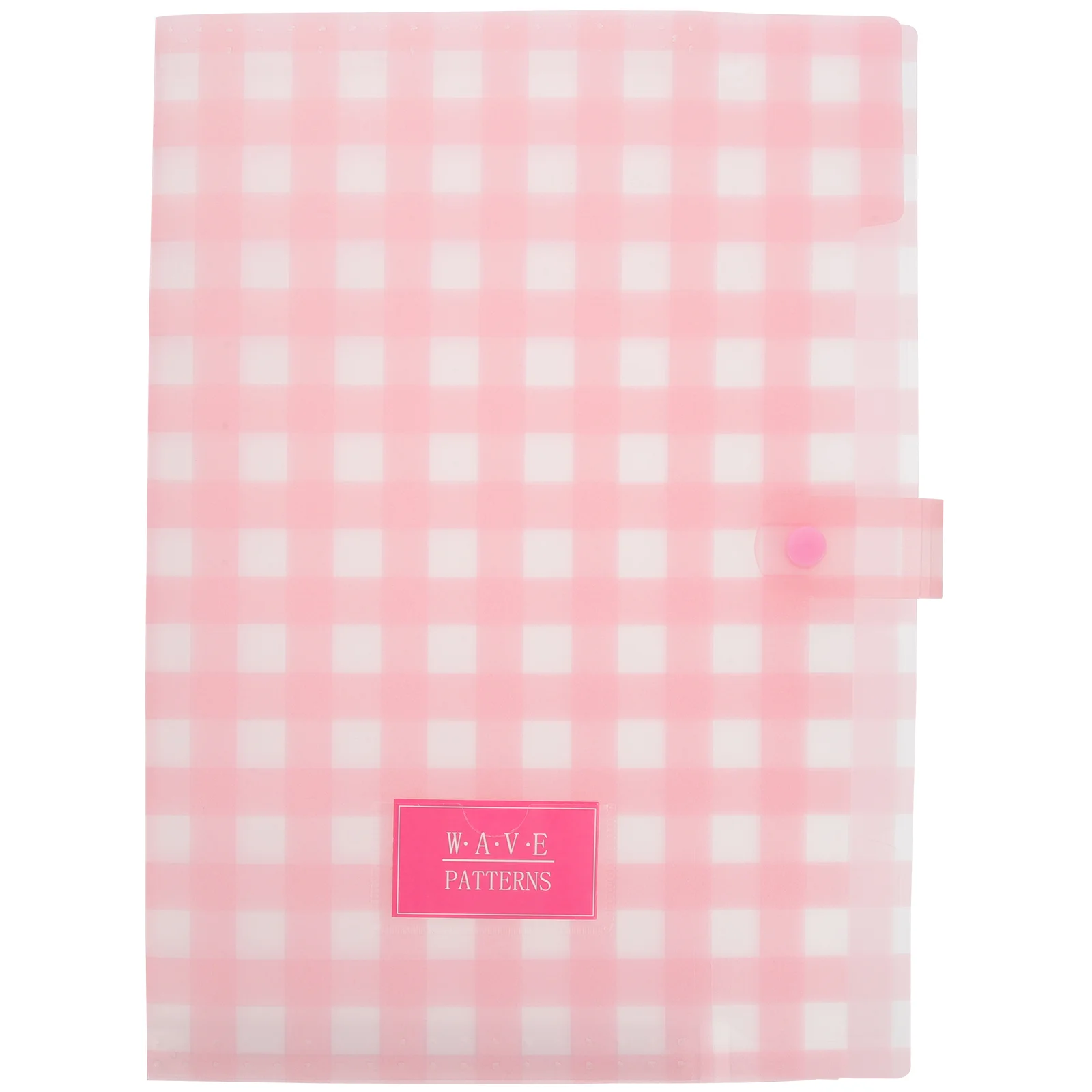 

Portable File Organizer Holder Binder Clips Student Folder Multi-layer Pink Paper Keeper