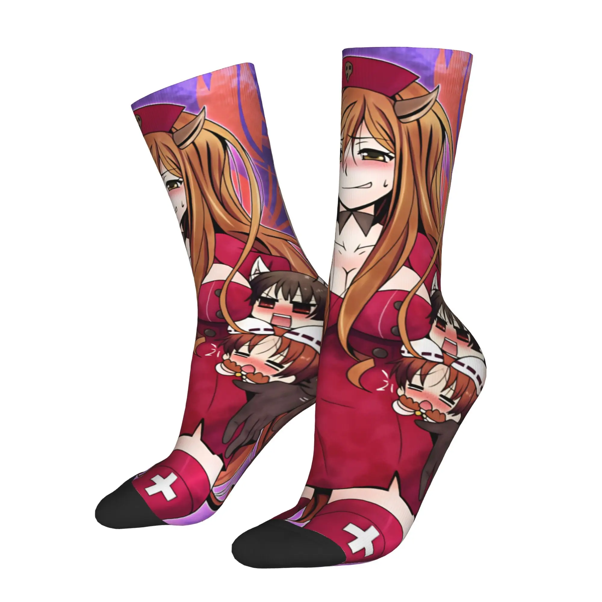 Harajuku Erzsebet Hedervary H-Hetalia A-Axis P-Powers Socks Women Men Warm 3D Printing  Sports Basketball Socks