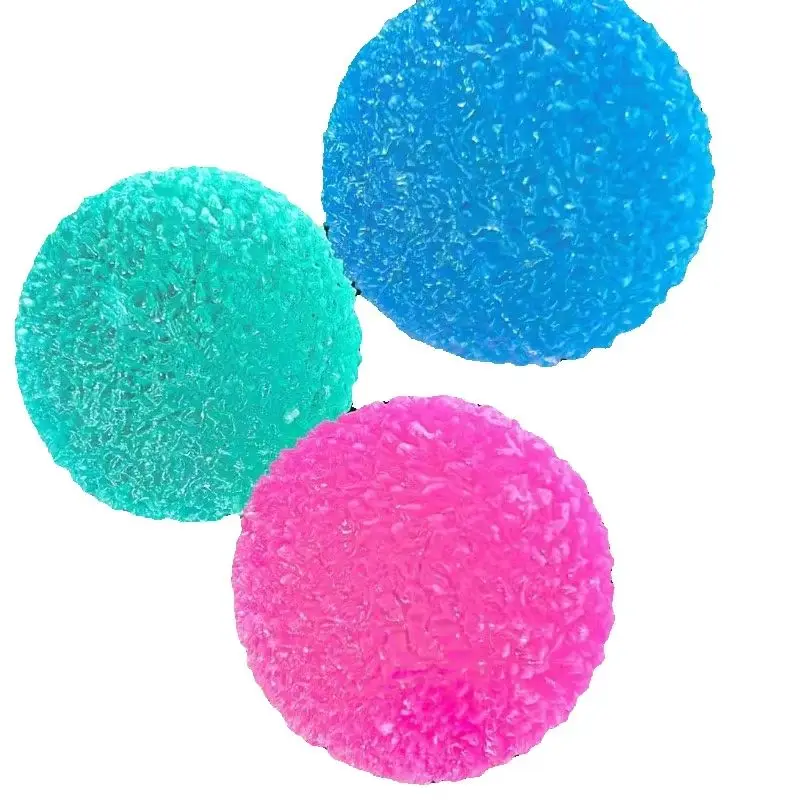 

Ice Ball Maltose Squishy Toys Blue Mochi Sensory Fidgets Toy Simulated Transparent Anti Stress Slow-rebound Decompression Toy
