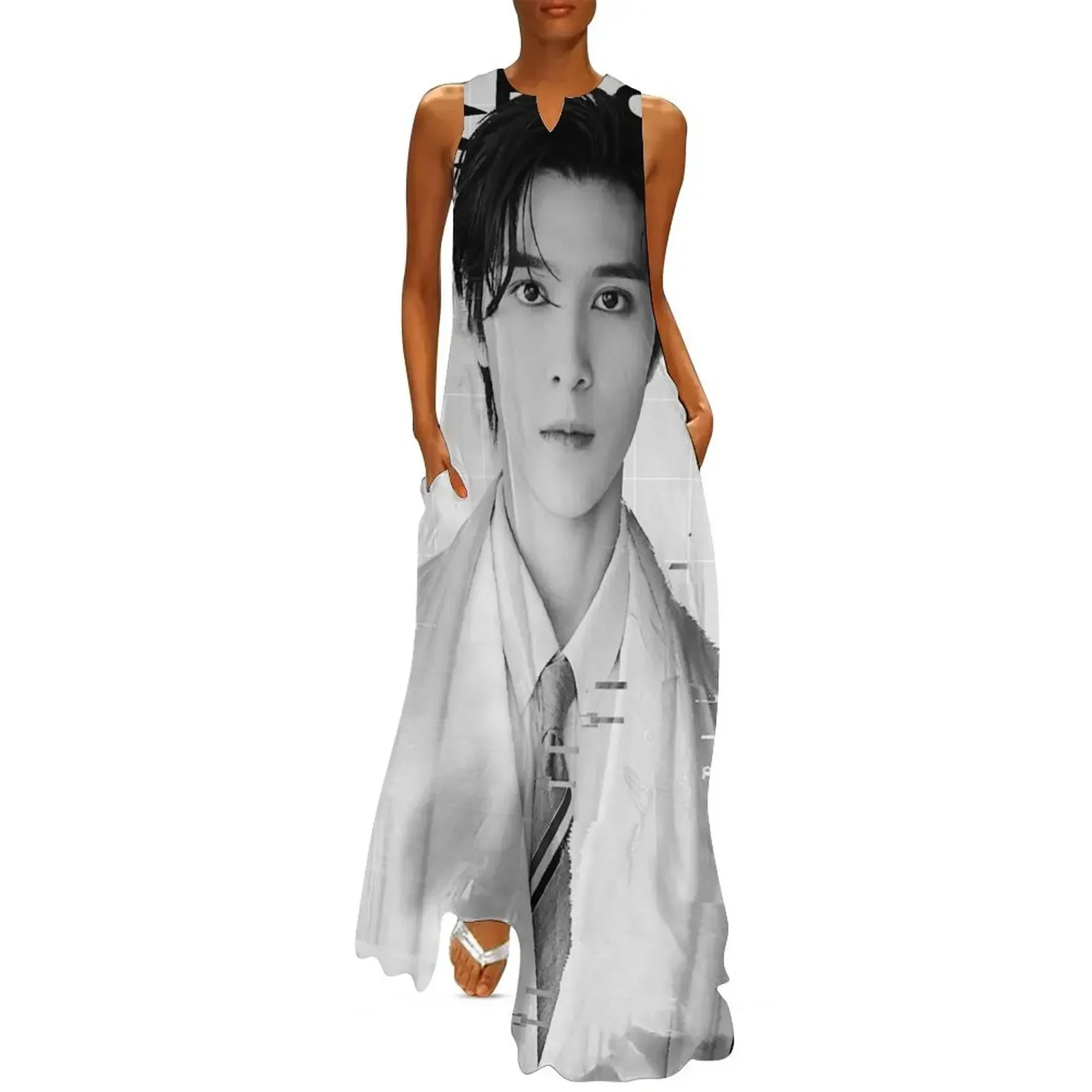 

WAYV Hendery Long Dress summer dress woman 2025 evening dress woman Aesthetic clothing women's evening dresses