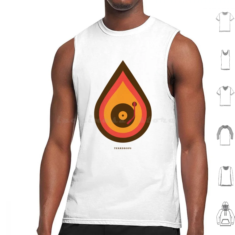 

Teardrops Tank Tops Print Cotton Massive Attack Massive Attack Music Trip Hop 90s Bristol Tricky Album Massive Attack