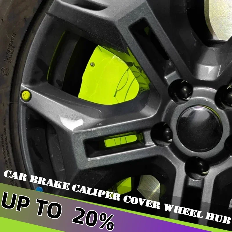 

Car Brake Caliper Cover Wheel Hub Fit for Jetour Traveller T2 2023 2024 2025 Modified Alloy Abalone Caliper Cover Accessories