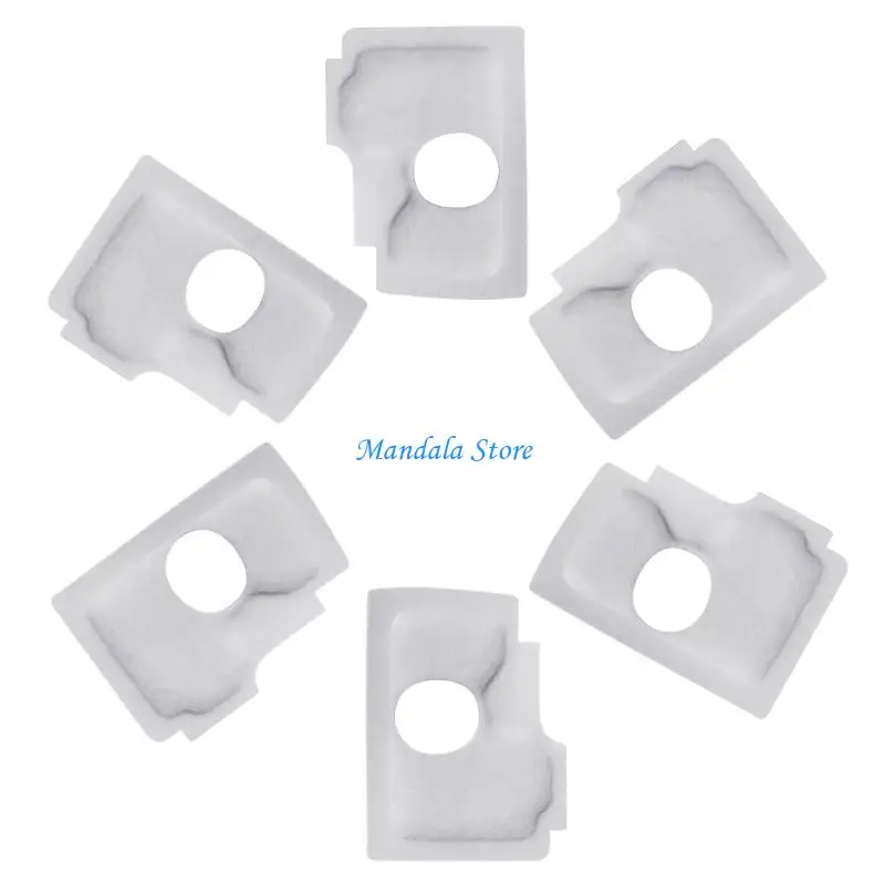 U2JC Maintenance Tools Set 6pcs Air Filter Cleaner Set Dual Layer Replacement Spare
