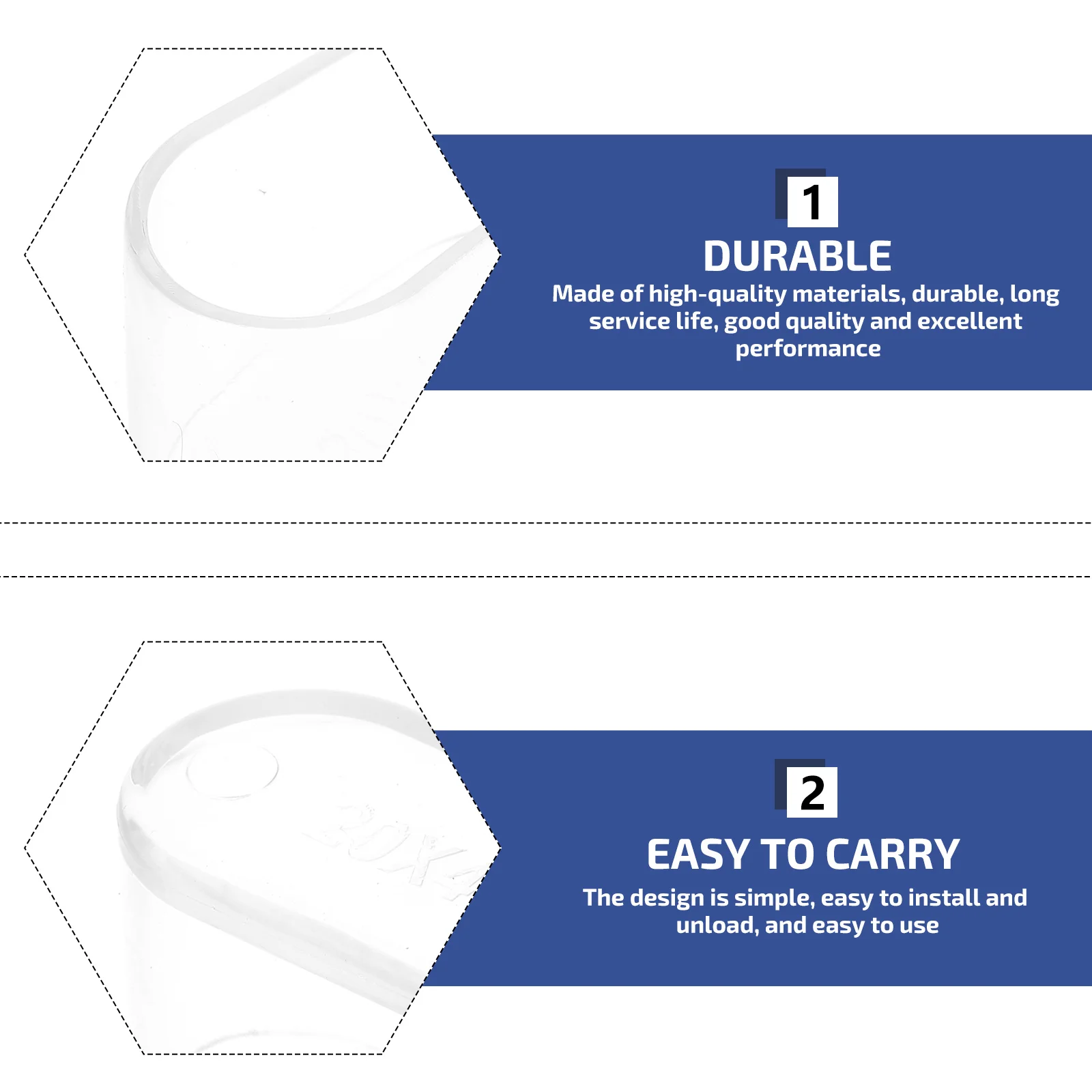 

24Pcs Furniture Accessories Anti-Slip Feet Tips for Chairs Tables Couches Easy Installation Furniture Feet Cover