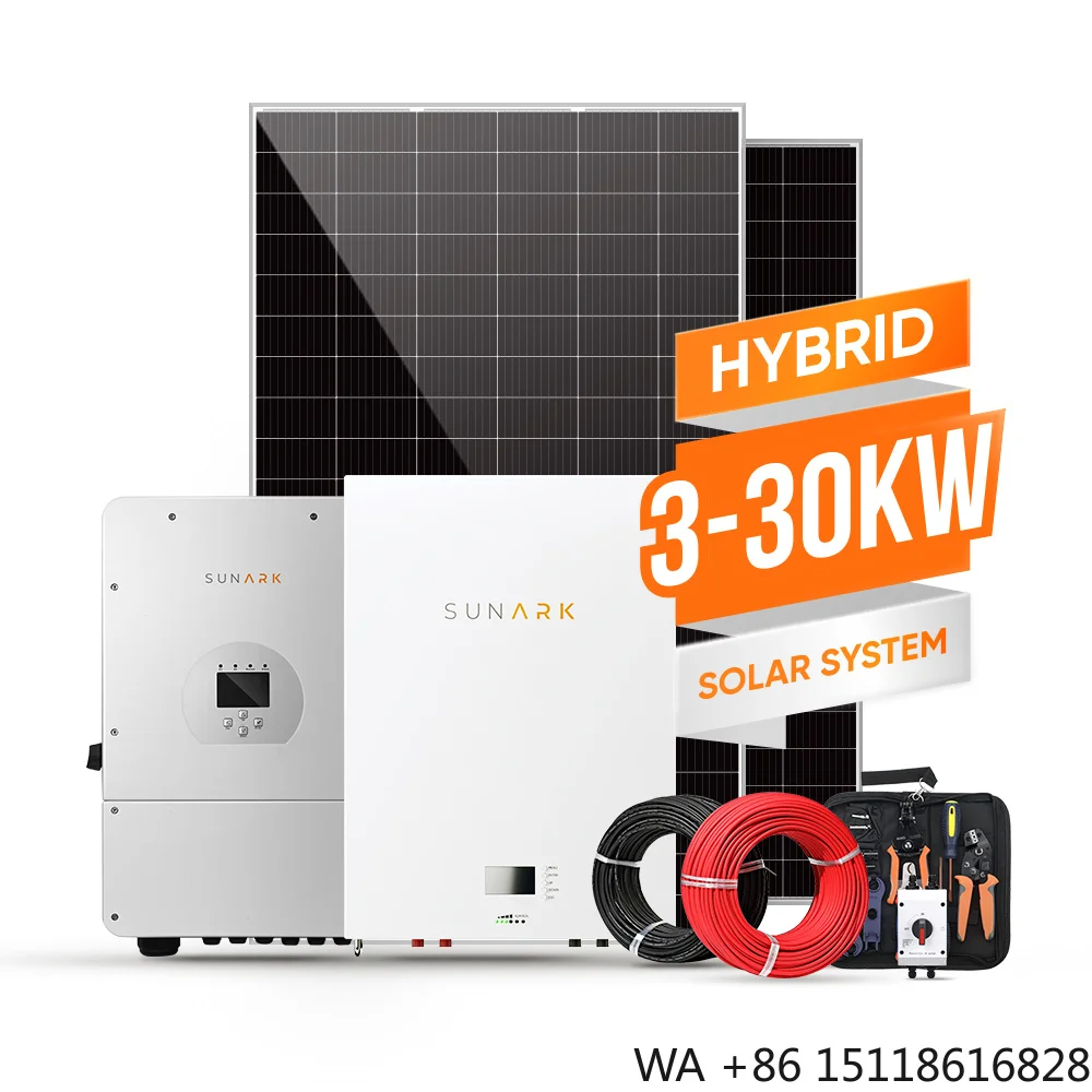 SunArk All in One Hybrid Solar Energy System Kit 5Kw 10Kw 20Kw 30Kw 100Kw for Complete Commercial & Home Solar Power Solution