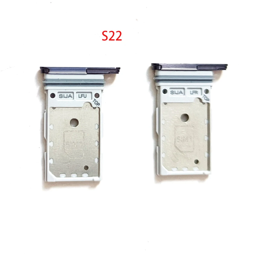 10Pcs For Samsung Galaxy S22 Plus Dual Sim Card Tray S22 Ultra Micro SD Holder Nano Slot Replacement Part