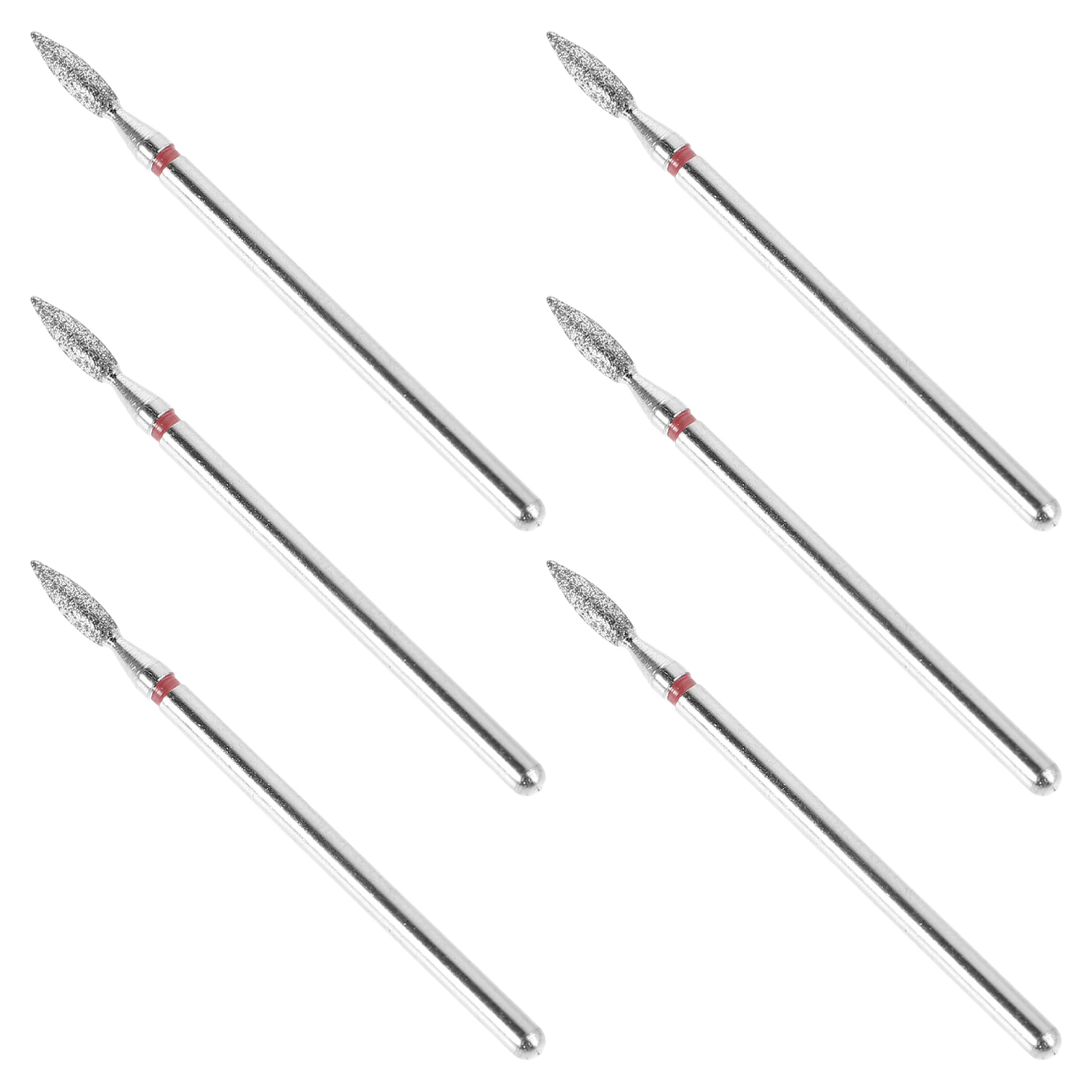 

6 Pcs Manicure Tools Steel Nail Drill Bits Cuticle Clean Bit Electric Accessories Professional Grade Polishing