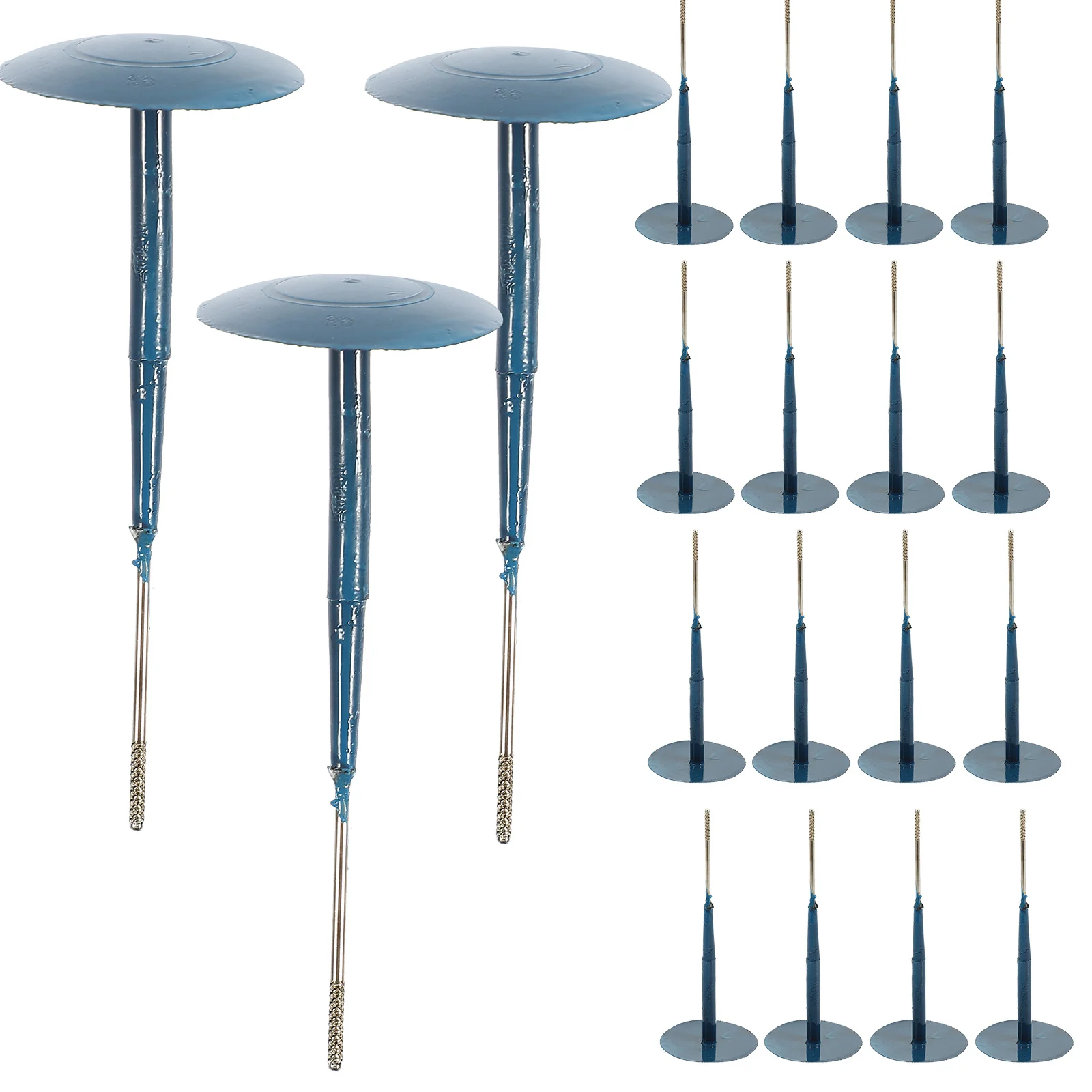 

20Pcs Tire Repair Nail Rubber and Iron Mushroom Plug Kit for Car Truck Motorcycle Vacuum Patching Multi-Functional Puncture