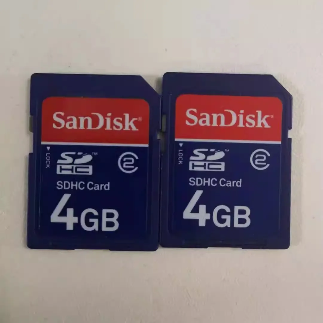 بطاقة ذاكرة SanDisk SD 4G c4 c2 الأصلية لكاميرا Canon Nikon CCD الرقمية بطاقة ذاكرة SDHC CNC