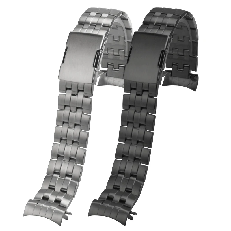 Stainless steel strap For Casio Edifice metal series light wave watch EQW-M710DB refined steel watch with arc mouth 22mm