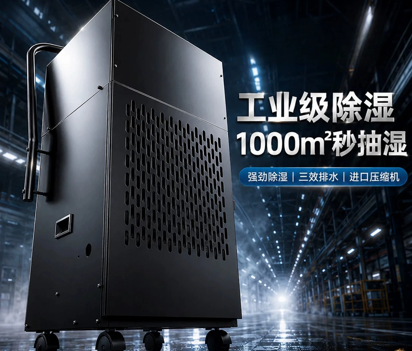 Industrial dehumidifiers, high-power dehumidifiers, drying and dehumidification equipment, for factory workshop basements