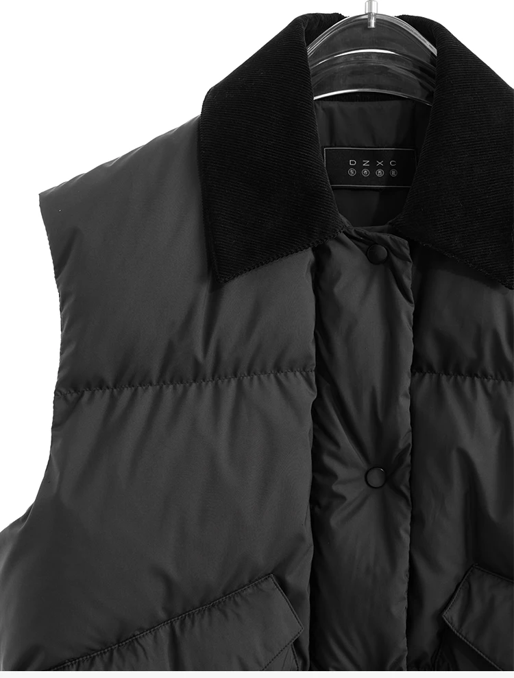 Goose Down~Women's Vest, Warm down Sleeveless Top, Slim-Fit Vest for Petite Figures, New Winter Style