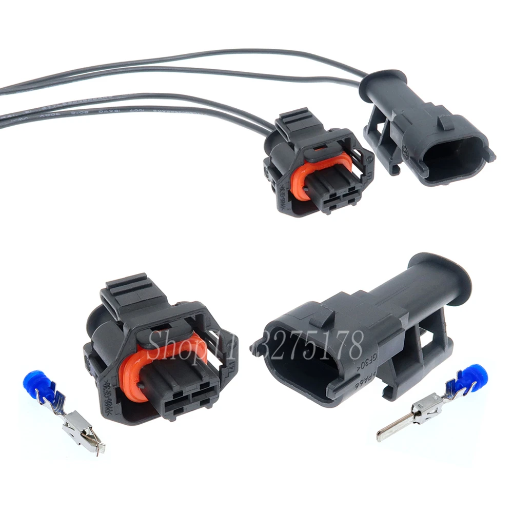 1 Set 2 Pin 1928403874 1928404226 1928403698 Waterproof Car Fuel Nozzle Wire Harness Socket for Fukuda