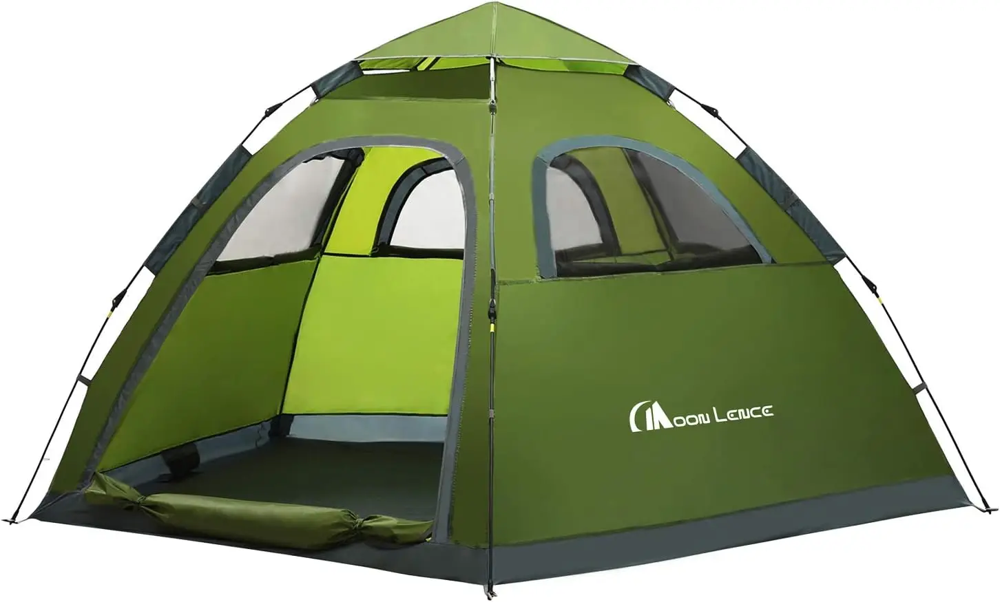 3 4 Person Pop Up Camping Tent Automatic Instant Portable Windproof For Backyard Car Camping Family Trips