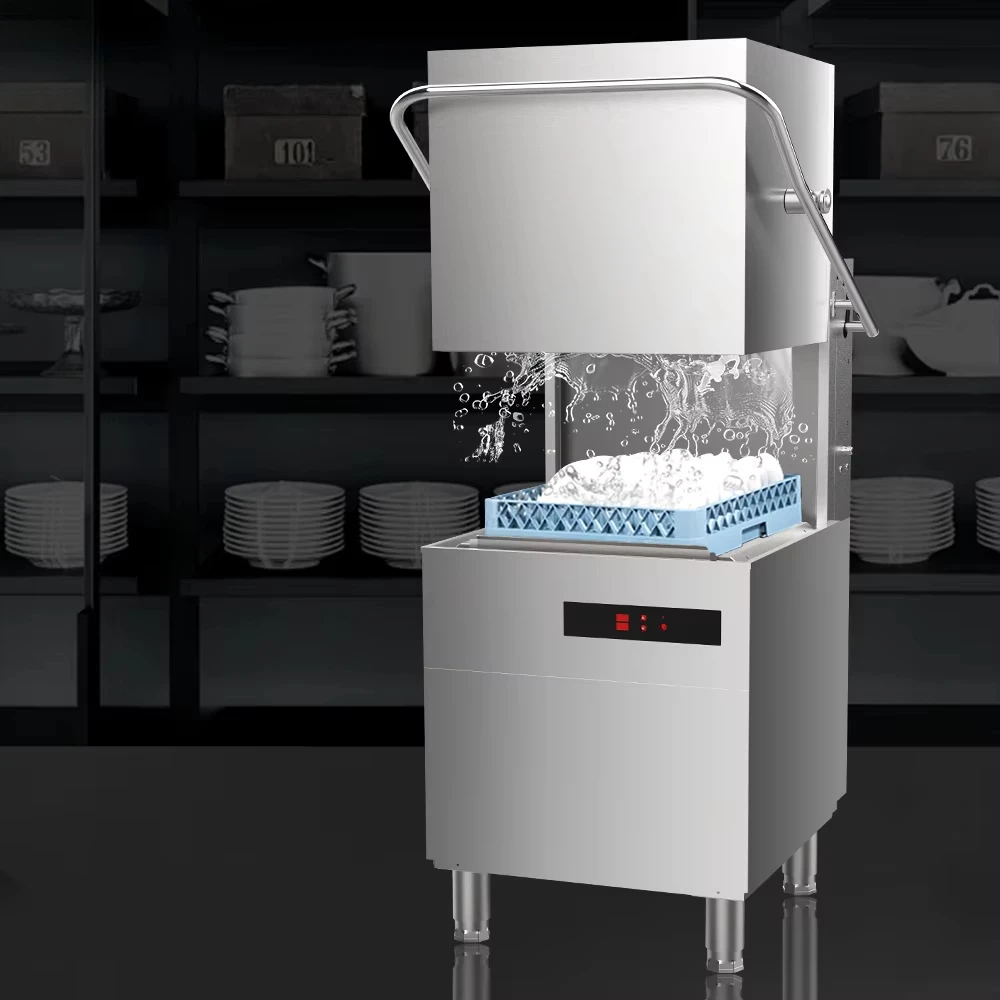 Electric Industrial Commercial Dishwasher Freestanding Stainless Steel for Household Restaurant Hotel Use Efficient Cleaning