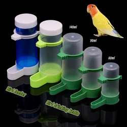 1Pcs Pet Bird Parrot Automatic Drinker Cups Feeder Bottle Bird Cage Parrot Feeding Tool Automatic Feeder Bowls And Drinkers