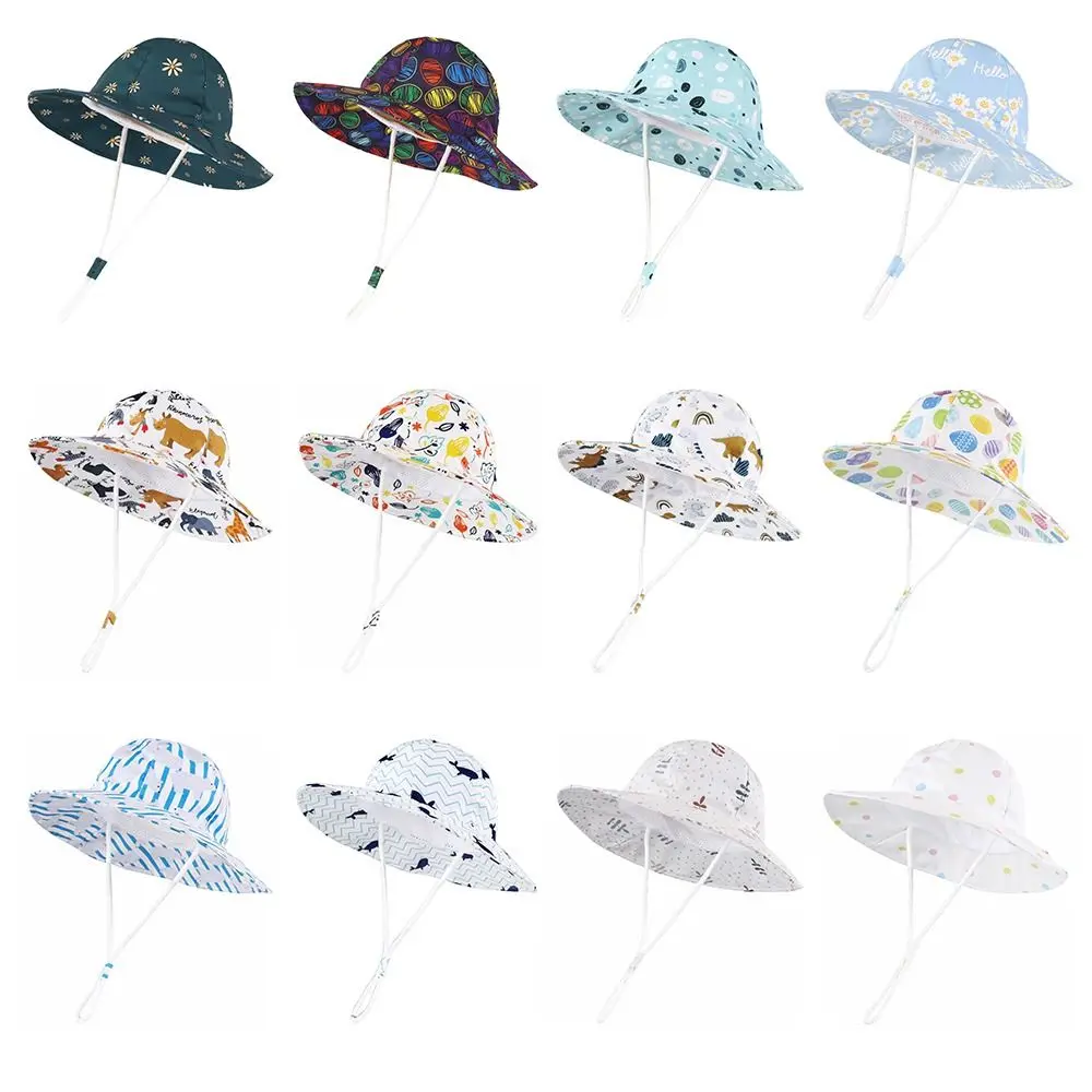 

Cute UPF 50+ Kids Sun Hat Wide Brim 2-4Years Sun Protection Hat Boys Girls Beach Hat Summer