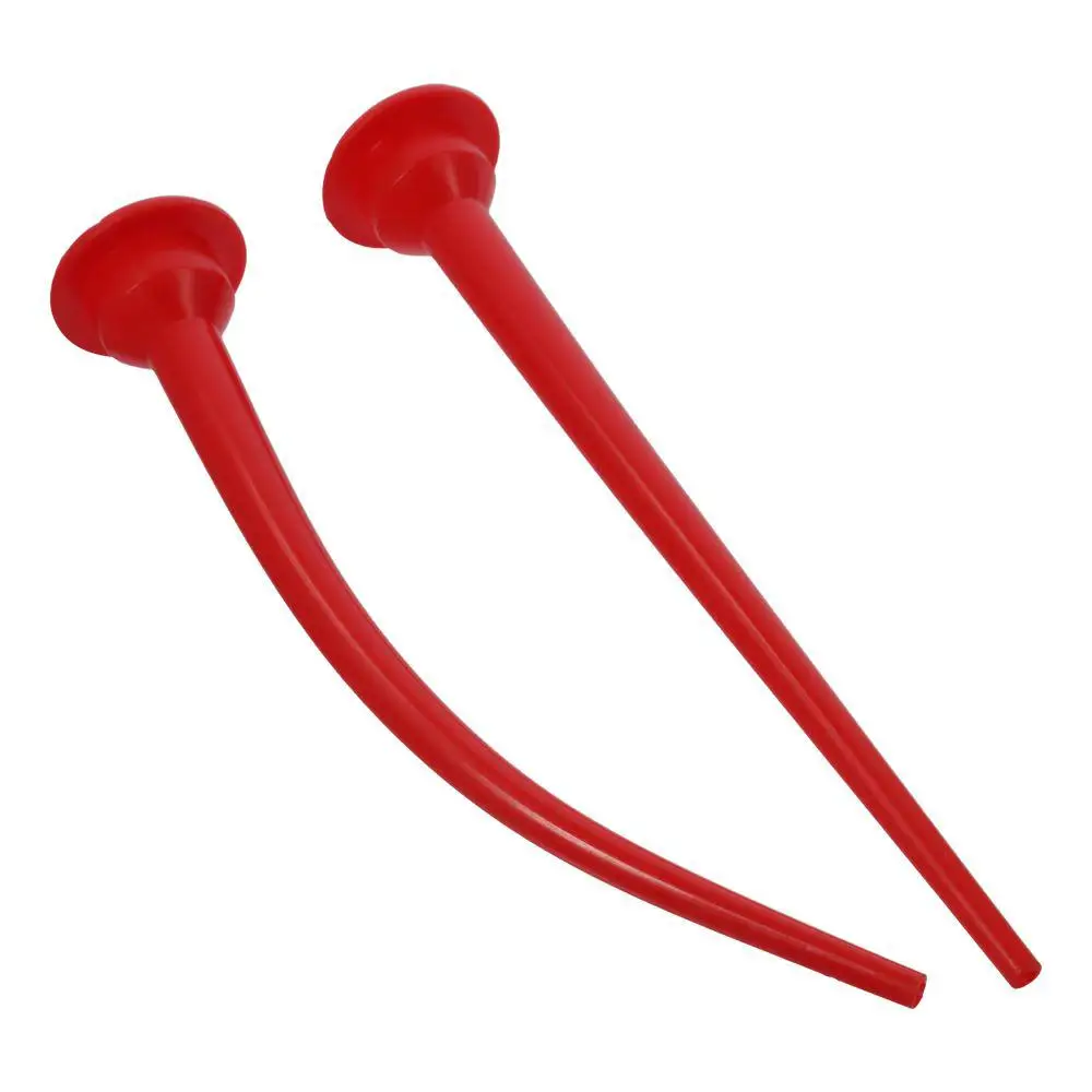 11.8in Caulking Nozzle Durable Red Glass Cement Long Sausage Nozzle Curved Caulking Nozzle For Sausage Caulking