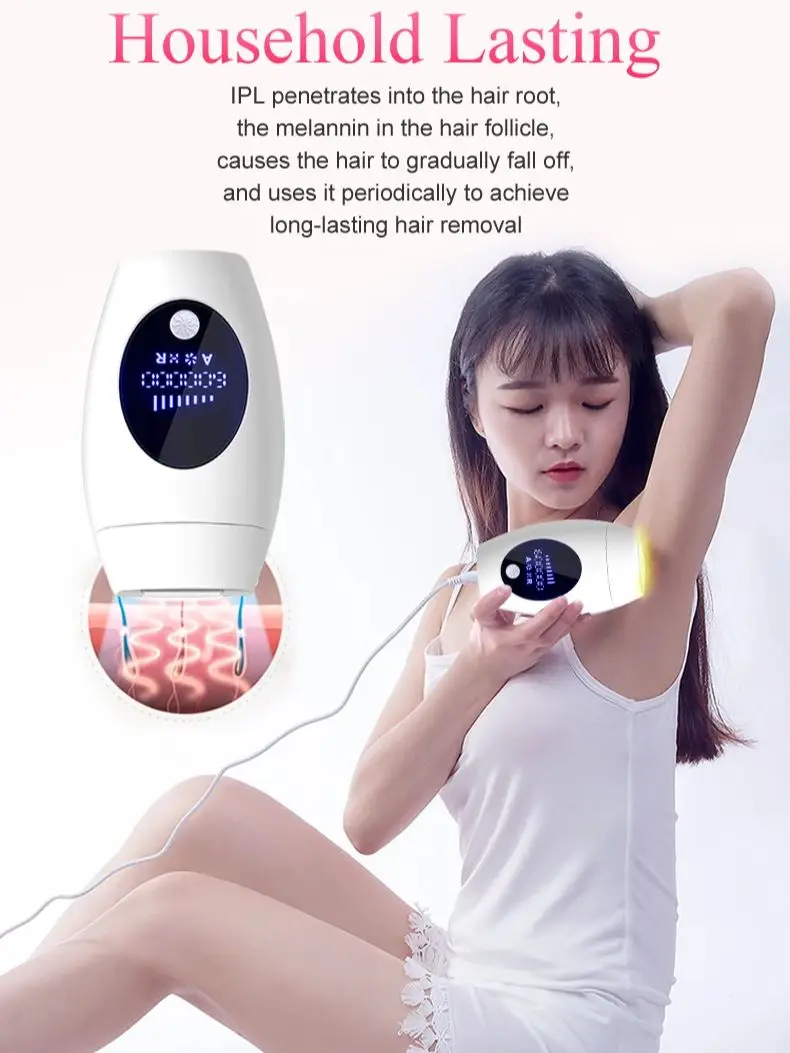 Amuliss Body Bikini Ipl Depilator Pulses Permanent Laser Machine Painless Epilator For Women Diode Laser For Hair Removal Device