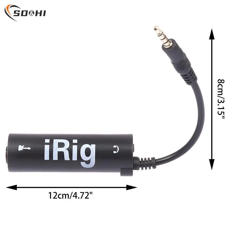 1pc For Irig Mobile Effects Guitar Effects Move Guitar Effects Replace Guitars With New Phone Guitar Interface Converters